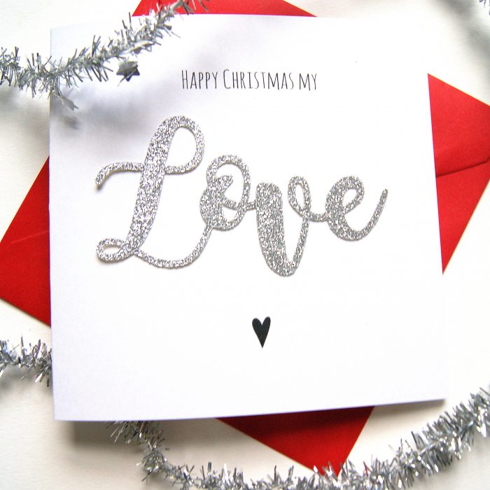 Christmas Card Happy Christmas My Love | Shop Online - Hummingbird Card