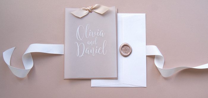 Luxury Foiled Wedding Invitations - Hummingbird Card Company