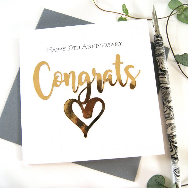 Personalised Anniversary Card Shop Online Hummingbird Card Company