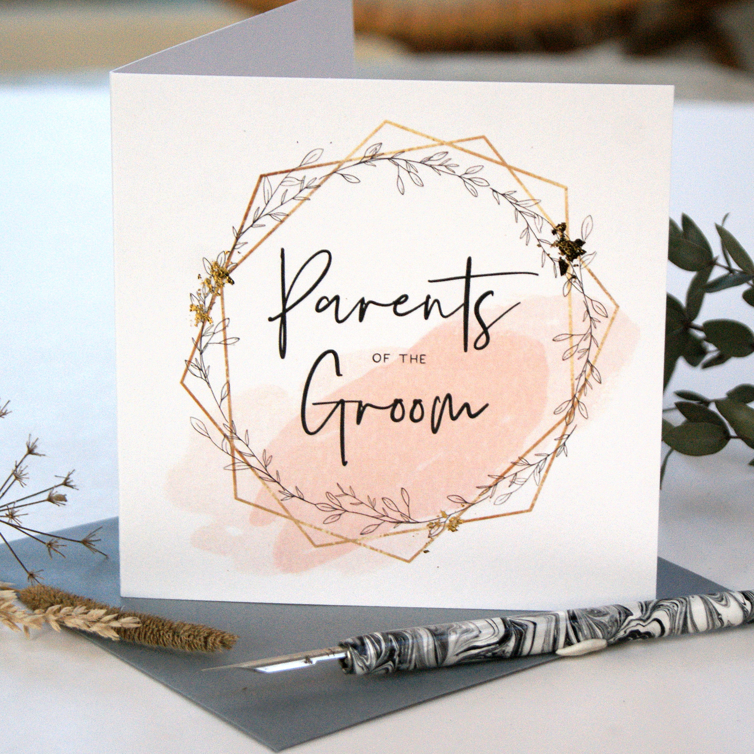 gold-leaf-parents-of-the-groom-card-shop-online-hummingbird-card