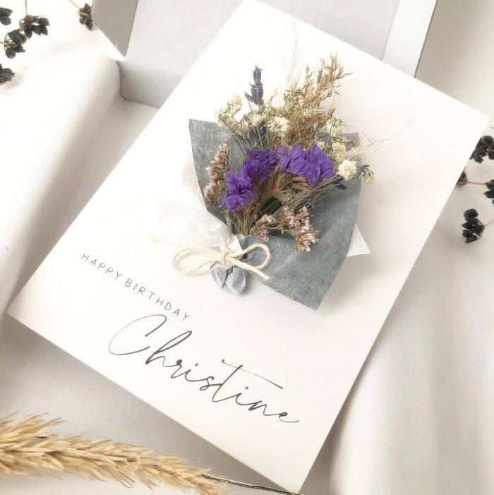 Will You Be My Bridesmaid Dried Flower Card | Shop Online - Hummingbird ...