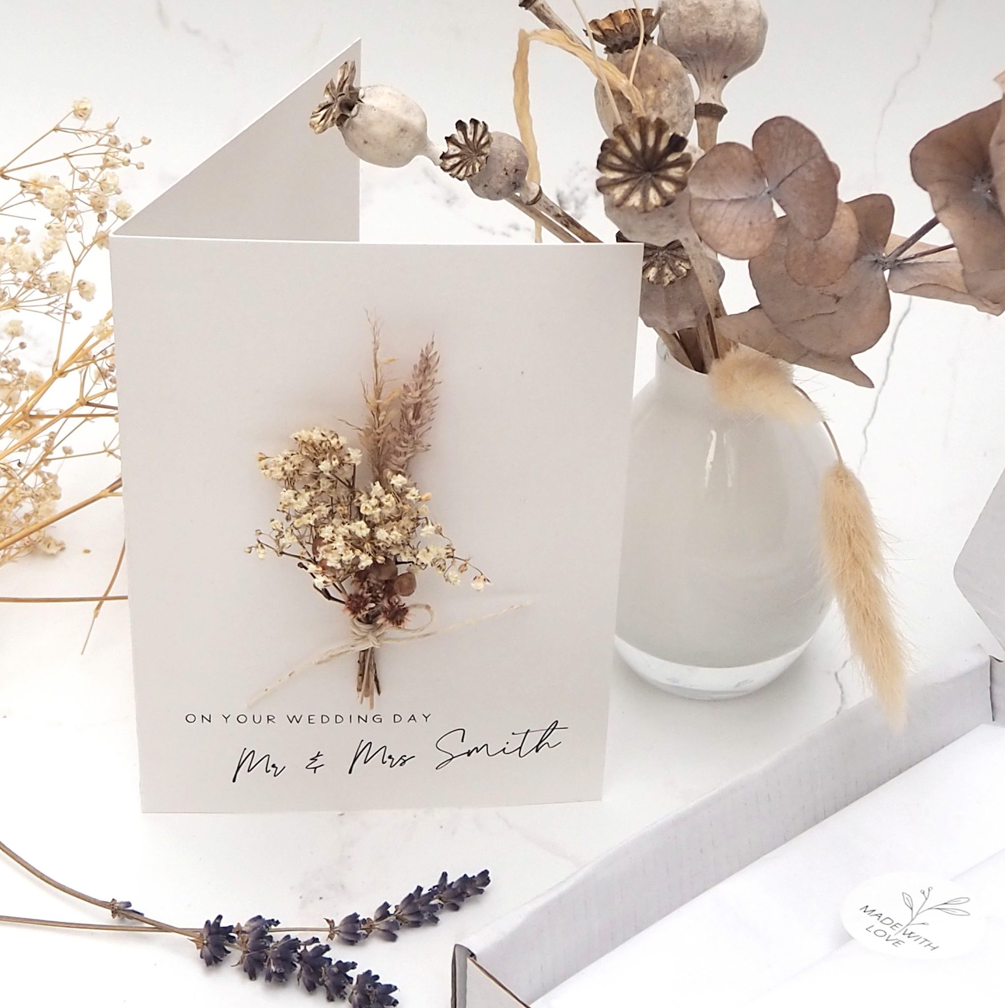 mini-dried-flower-bouquet-personalised-wedding-card-shop-online